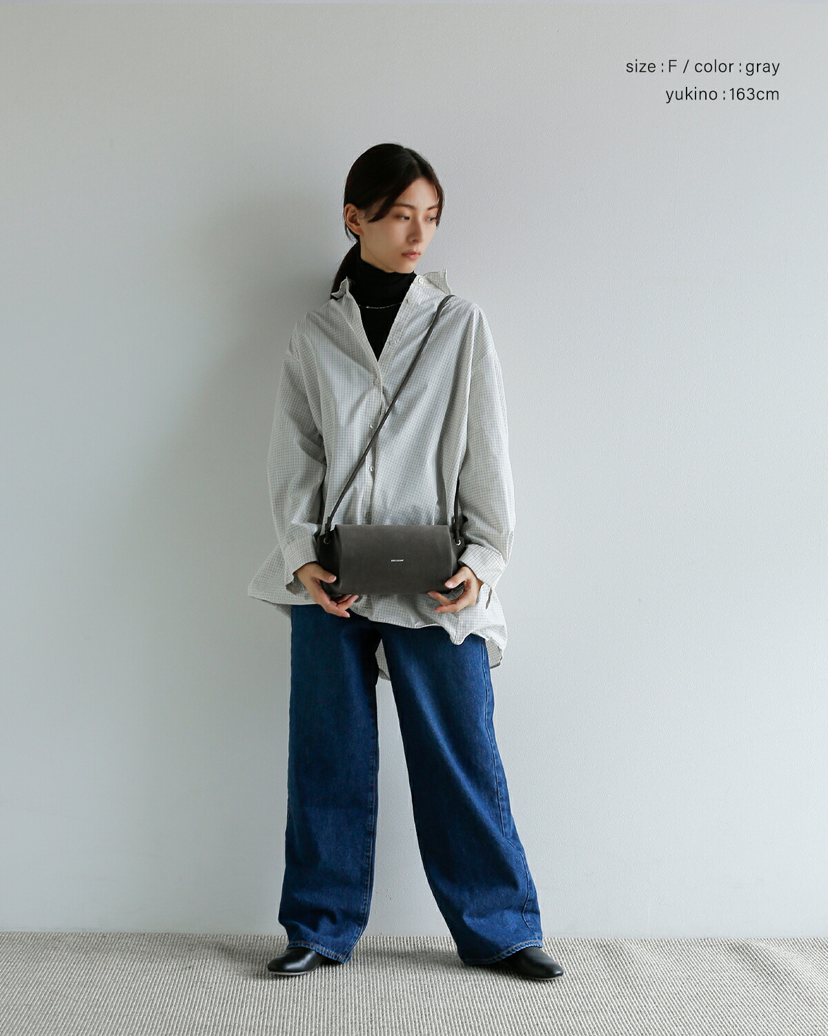ADD CULUMN(アドカラム)ヌバック 2way ショルダー バッグ PAGE SHLD NUBUCK a26w01b520