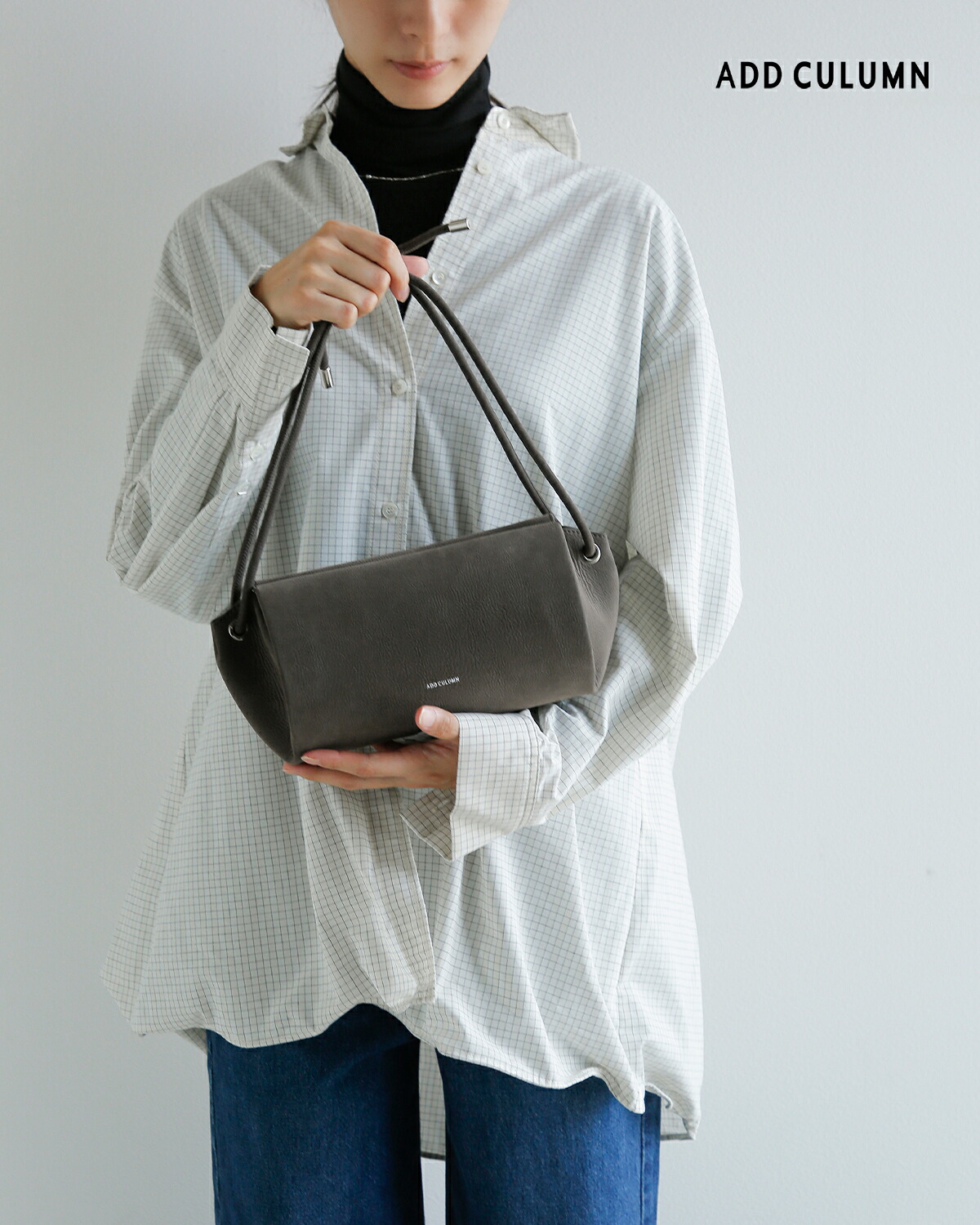 ADD CULUMN(アドカラム)ヌバック 2way ショルダー バッグ PAGE SHLD NUBUCK a26w01b520
