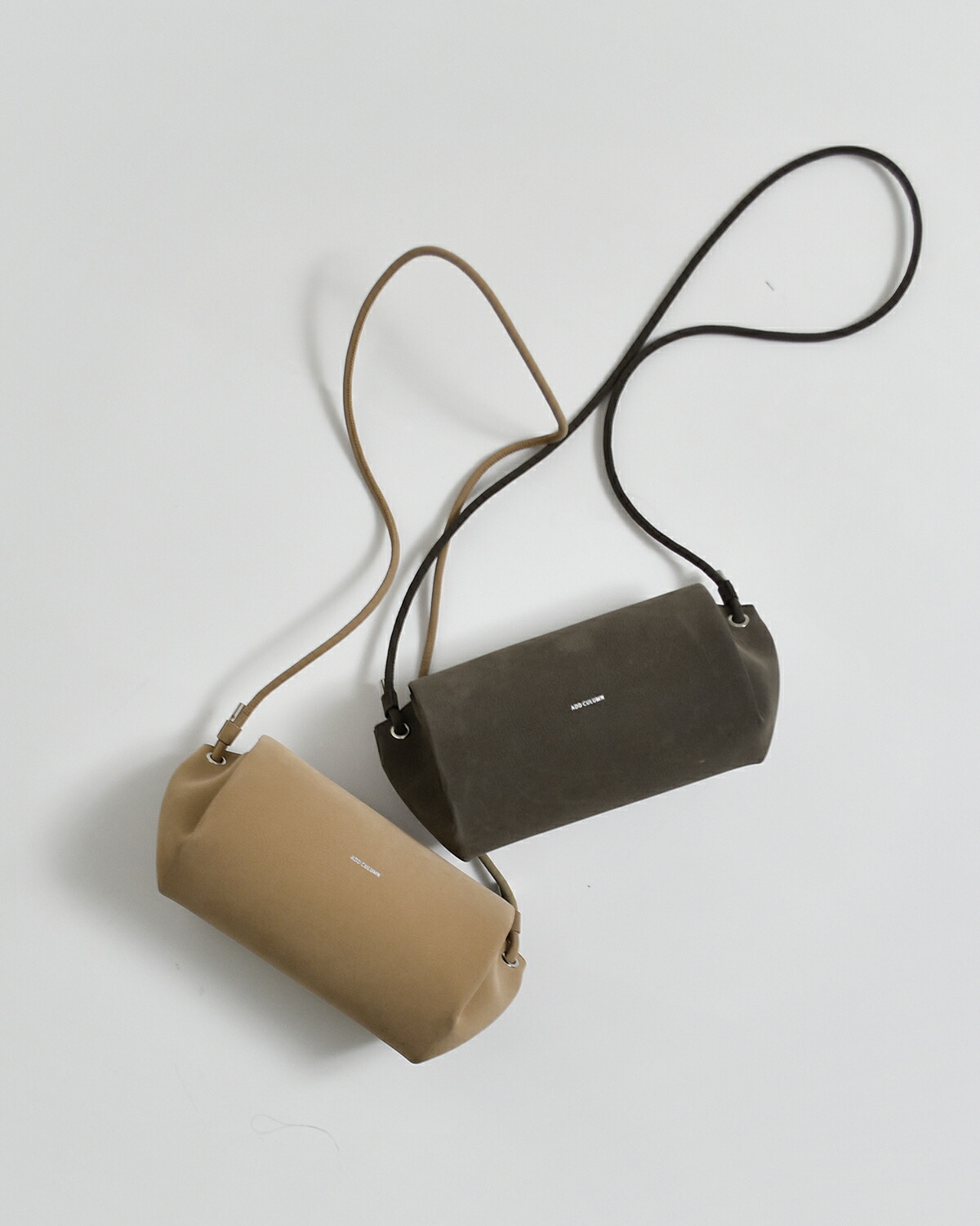 ADD CULUMN(アドカラム)ヌバック 2way ショルダー バッグ PAGE SHLD NUBUCK a26w01b520