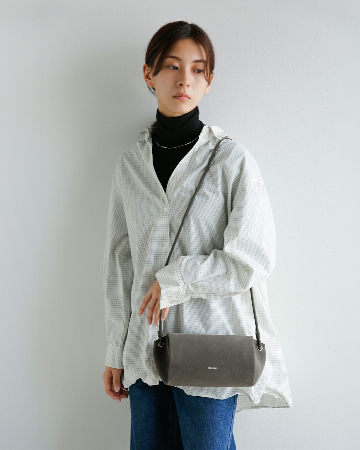 ADD CULUMN(アドカラム)ヌバック 2way ショルダー バッグ PAGE SHLD NUBUCK a26w01b520