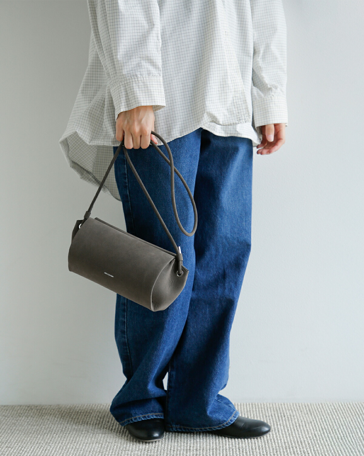 ADD CULUMN(アドカラム)ヌバック 2way ショルダー バッグ PAGE SHLD NUBUCK a26w01b520