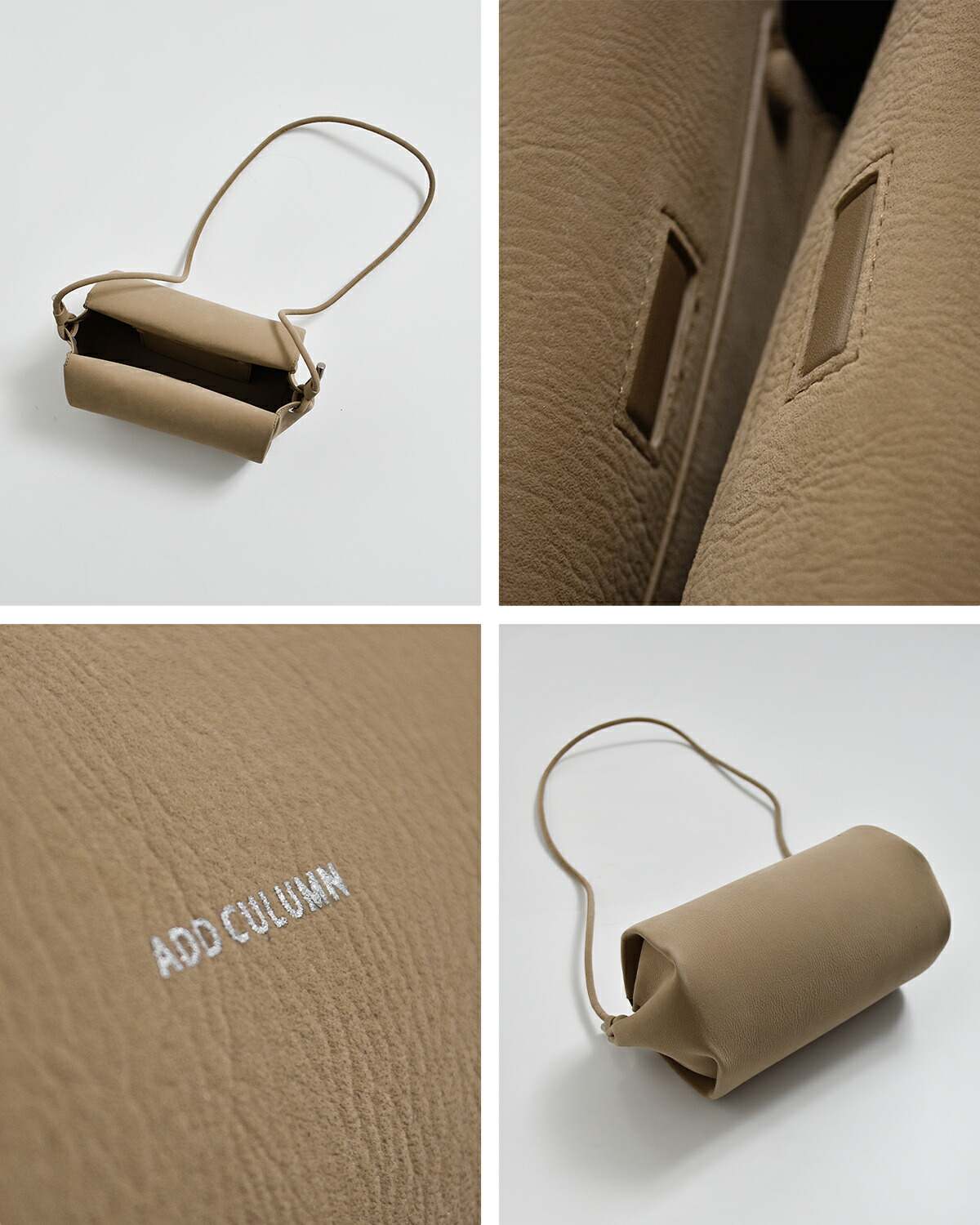 ADD CULUMN(アドカラム)ヌバック 2way ショルダー バッグ PAGE SHLD NUBUCK a26w01b520