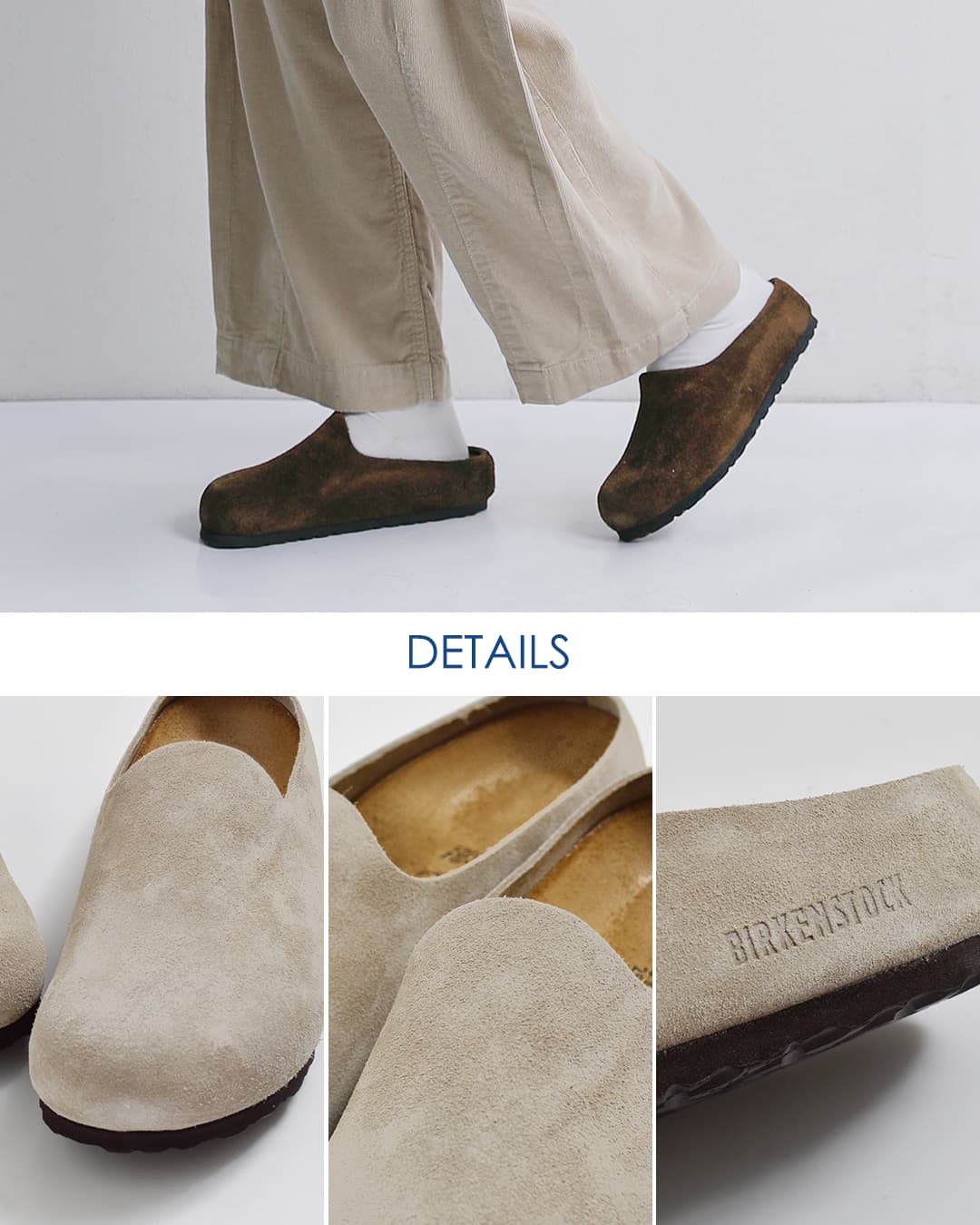 BIRKENSTOCK(ビルケンシュトック)アムステルダム ラップド スエードレザー ナロー サンダル AMSTERDAM WRAPPED SUEDE amst-wrp-suede