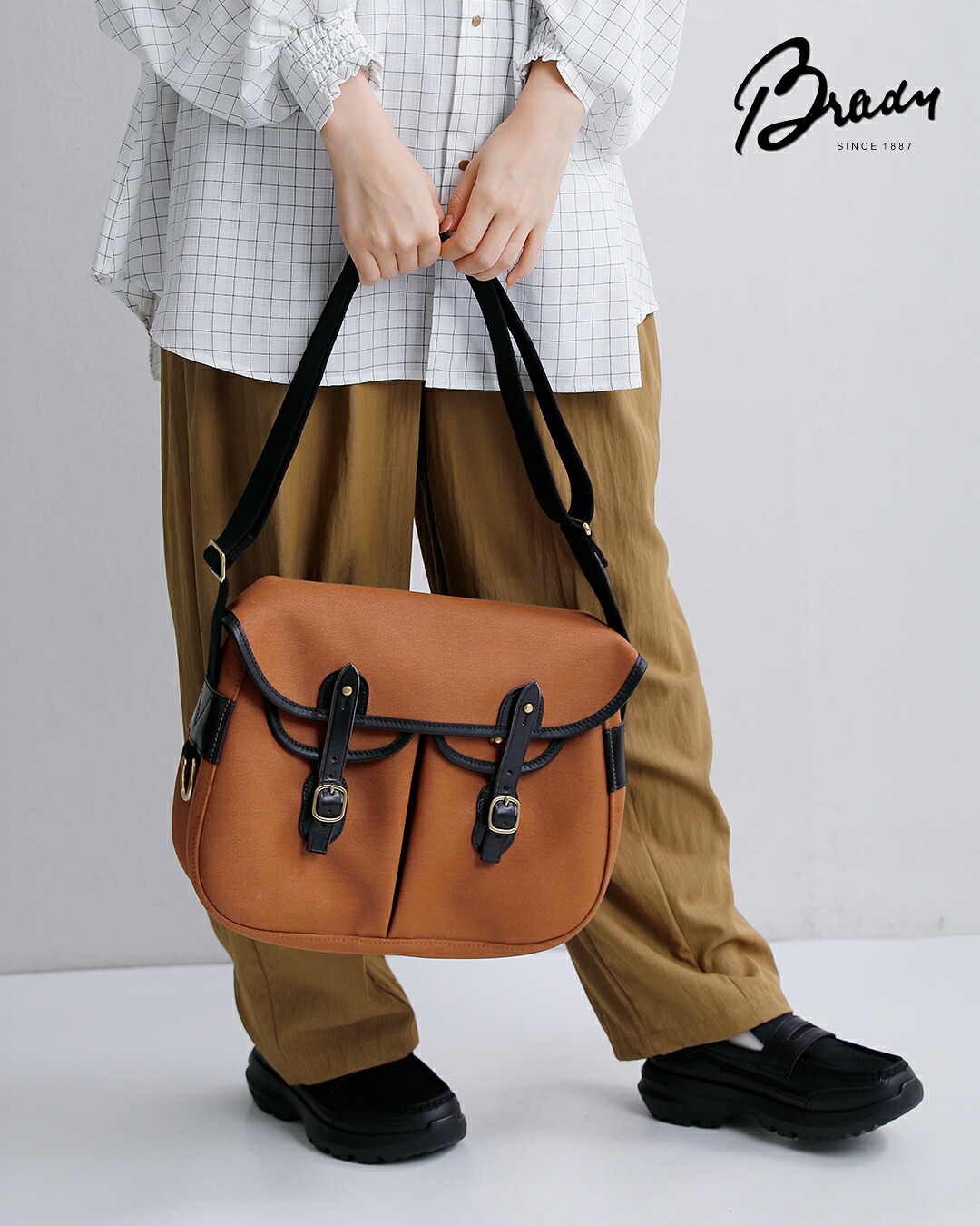Brady(ブレディ)ツイルショルダーバッグ ARIEL TROUT SMALL ariel-trout-small
