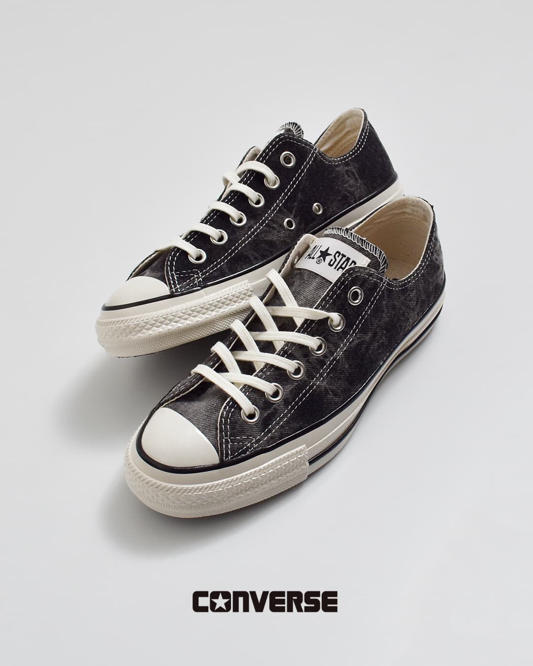 CONVERSE(コンバース)オールスター エイジド ブリーチデニム OX スニーカー as-a-bdenim-ox