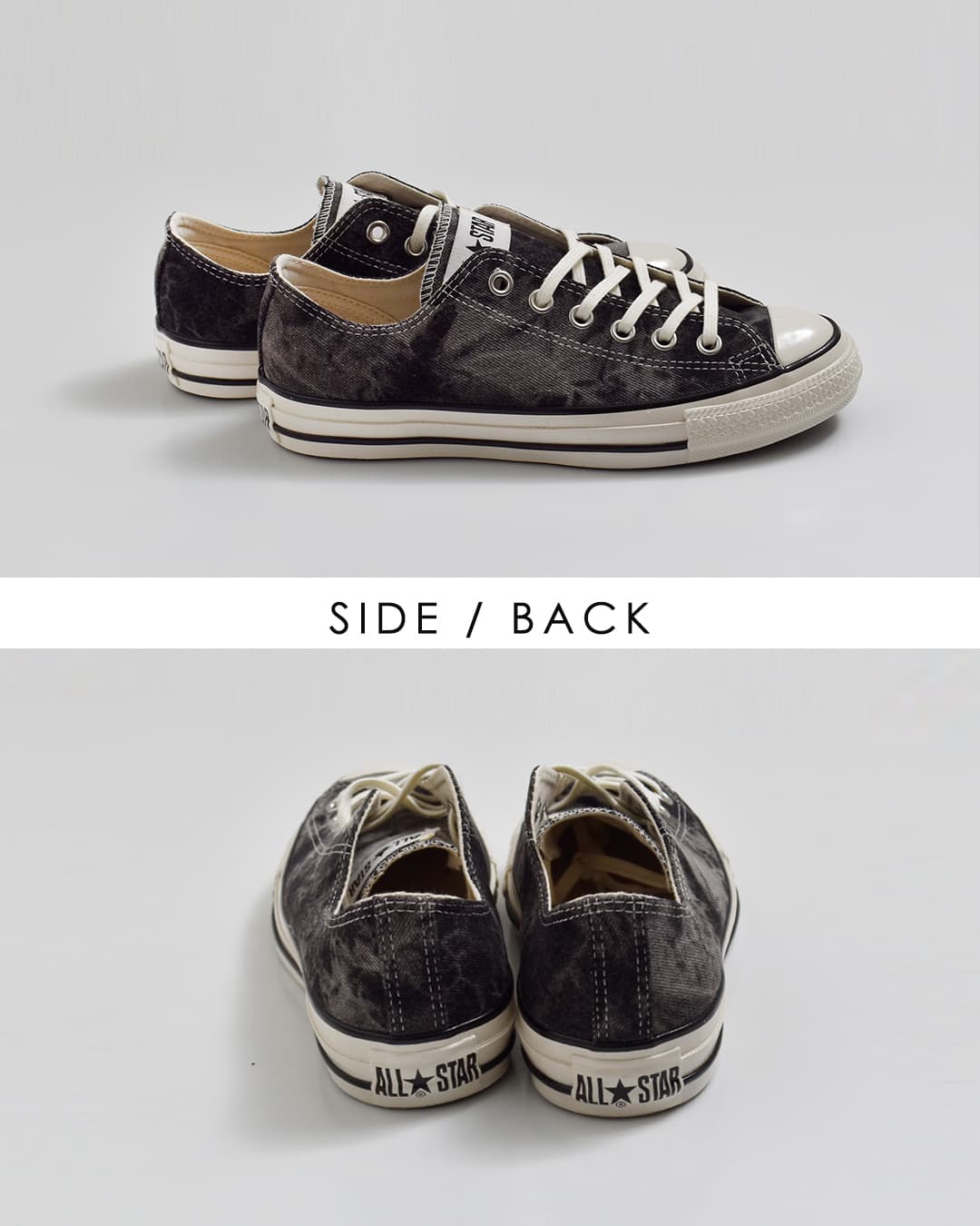 CONVERSE(コンバース)オールスター エイジド ブリーチデニム OX スニーカー as-a-bdenim-ox