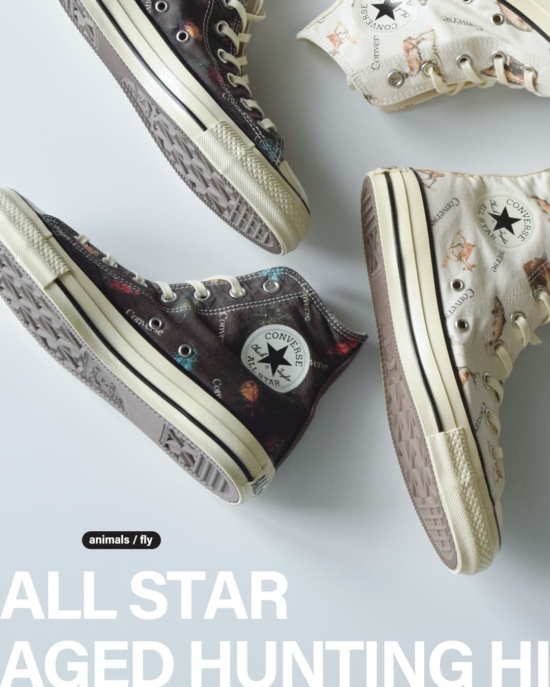 CONVERSE(コンバース)オールスター エイジド ハンティング HI スニーカー as-aged-hunt-hi