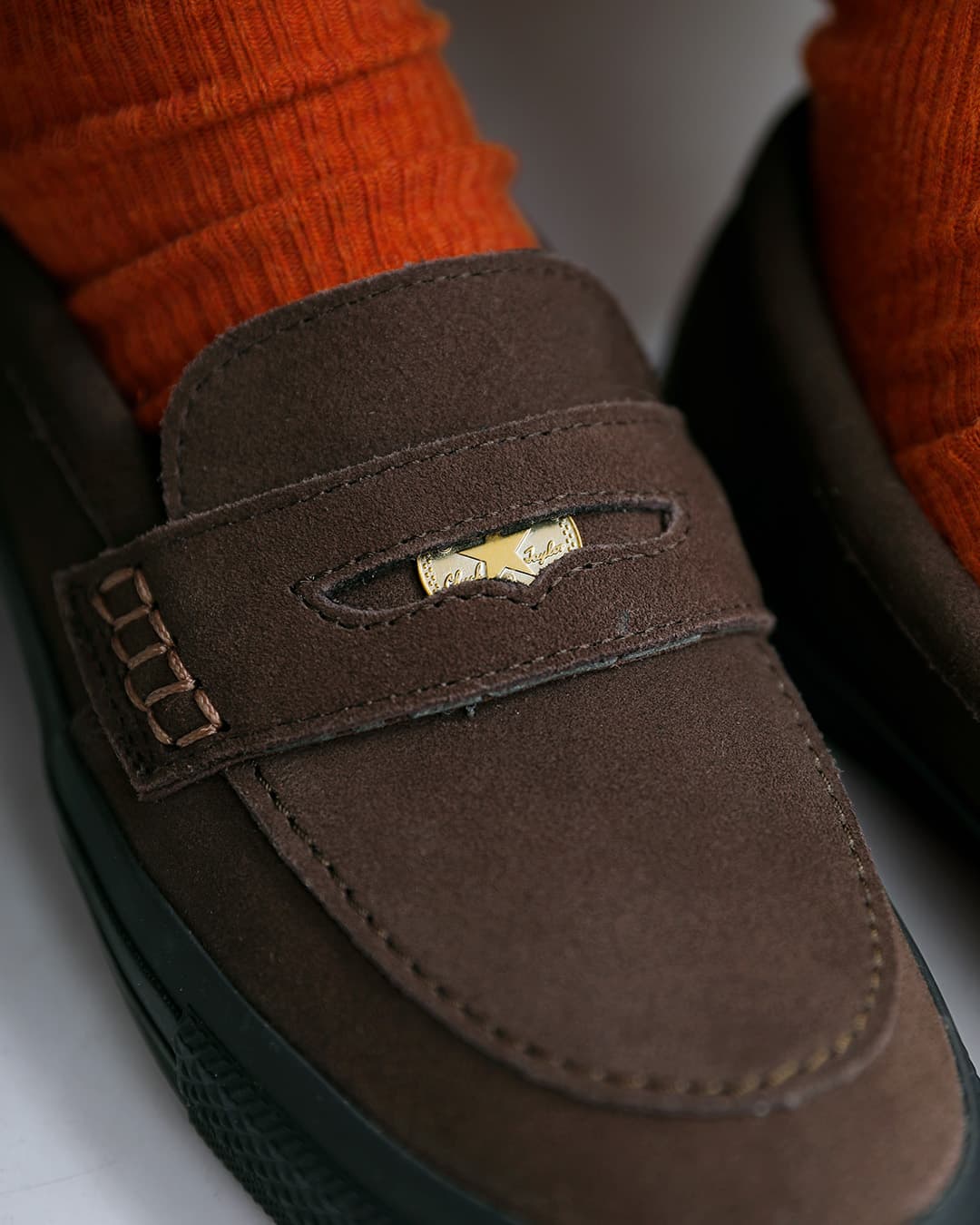 CONVERSEオールスター スエード コインローファー as-c-loafer-su