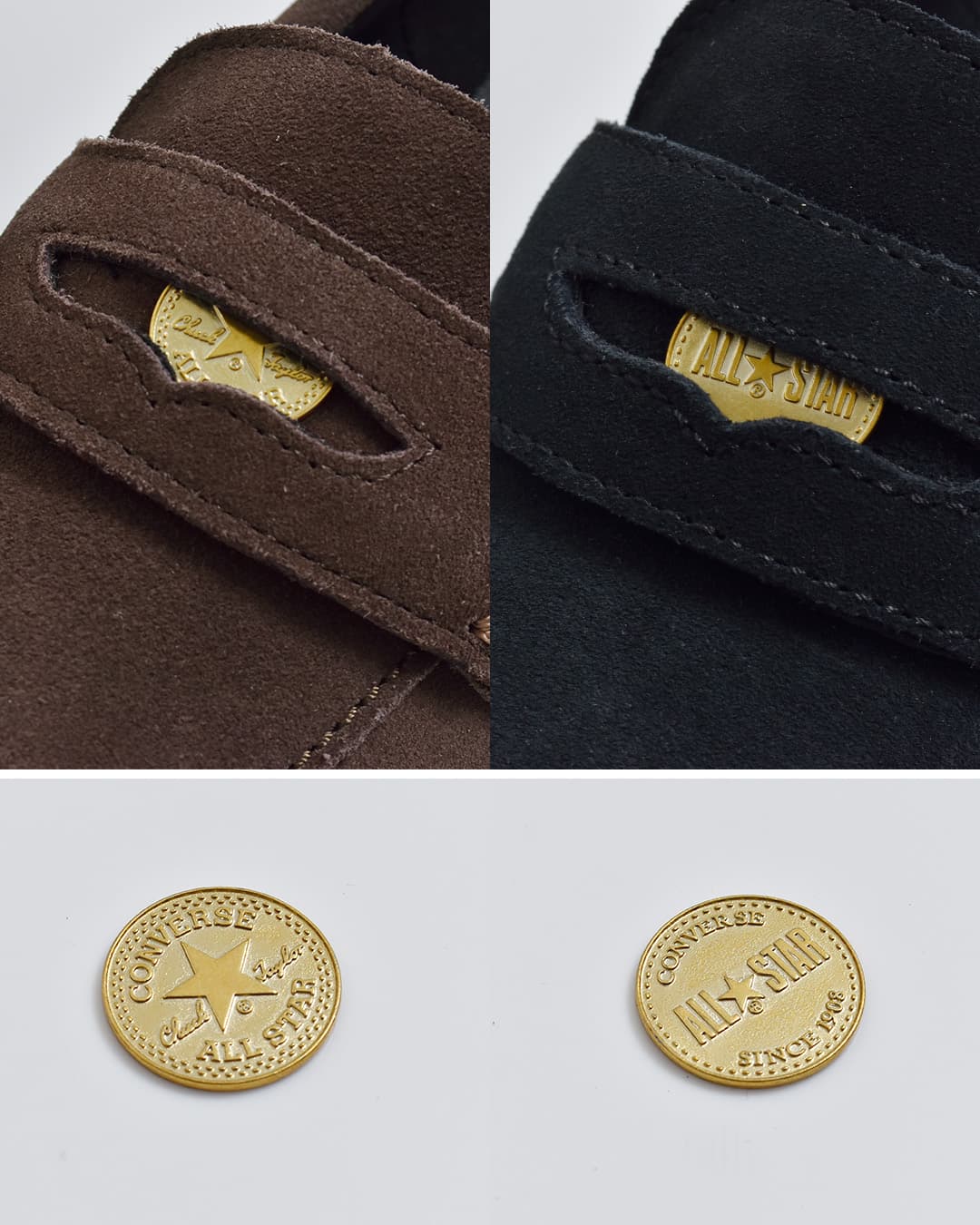 CONVERSEオールスター スエード コインローファー as-c-loafer-su