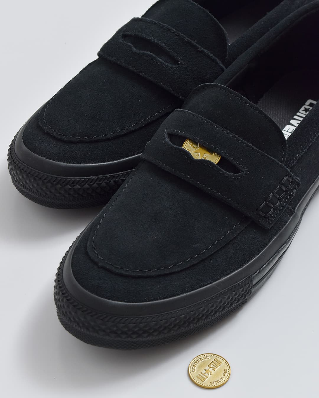 CONVERSEオールスター スエード コインローファー as-c-loafer-su