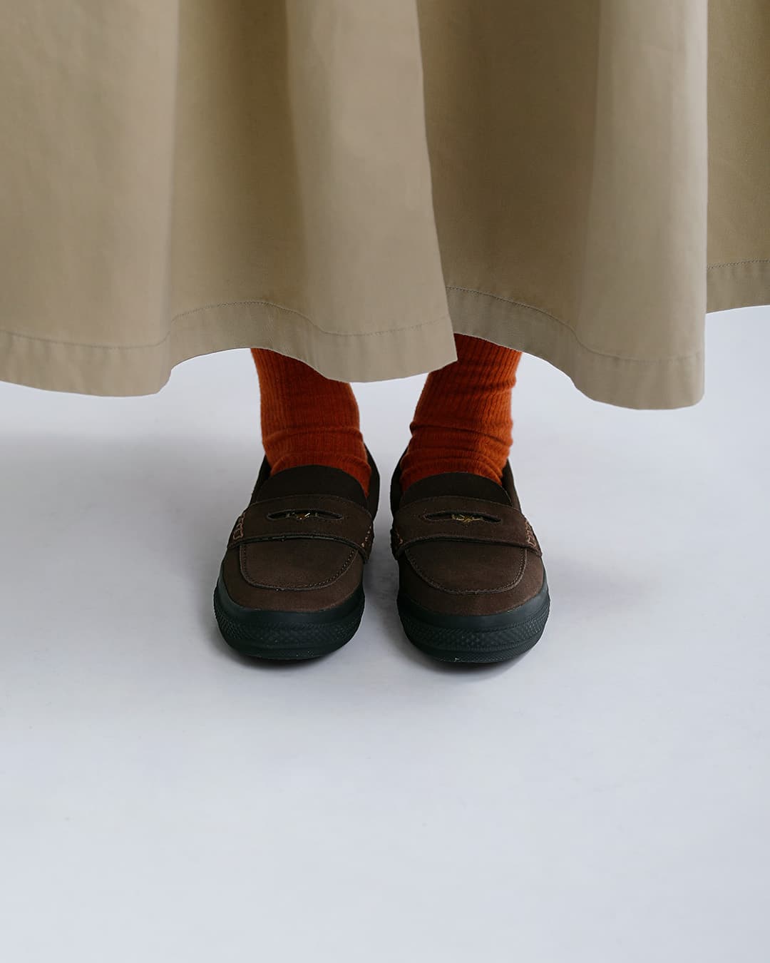 CONVERSEオールスター スエード コインローファー as-c-loafer-su