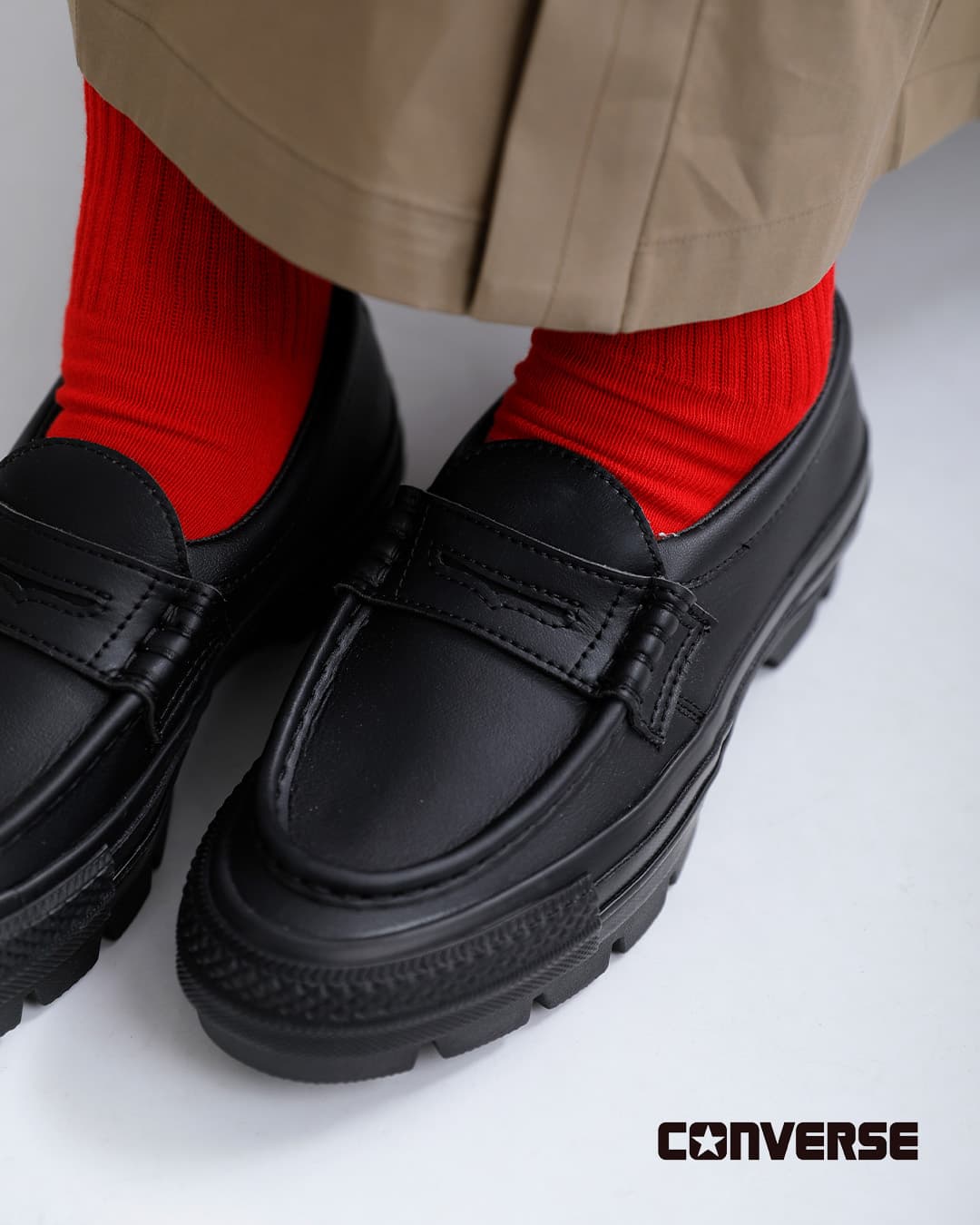 CONVERSEオールスター チャンク ローファー as-chunk-lo