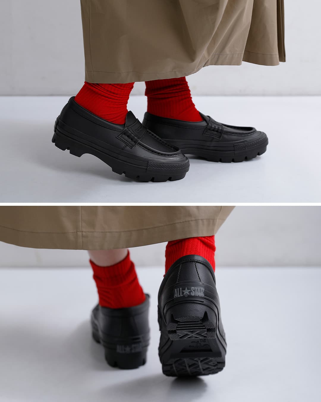 CONVERSEオールスター チャンク ローファー as-chunk-lo