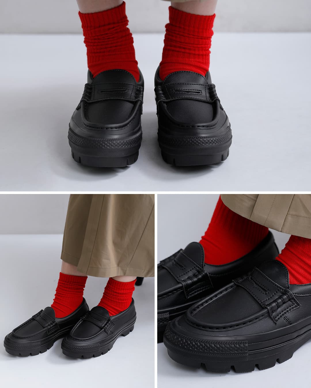 CONVERSEオールスター チャンク ローファー as-chunk-lo