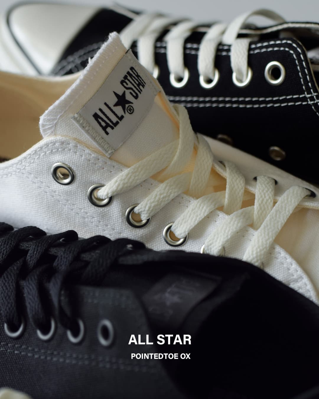 CONVERSE(コンバース)オールスター ポインテッドトゥ OX スニーカー as-pt-toe-ox