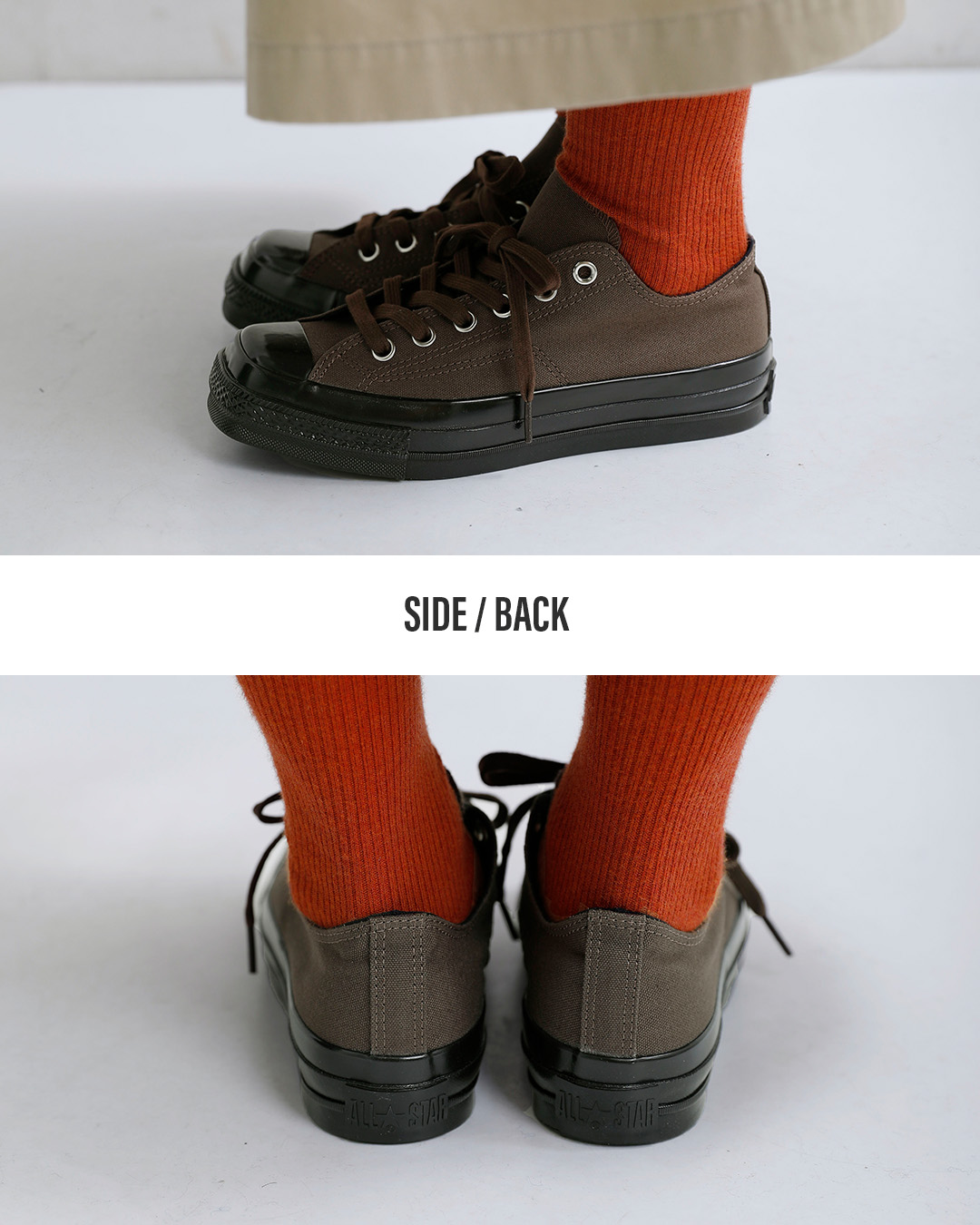 CONVERSEオールスター スクエアトウ OX スニーカー as-sq-toe-ox