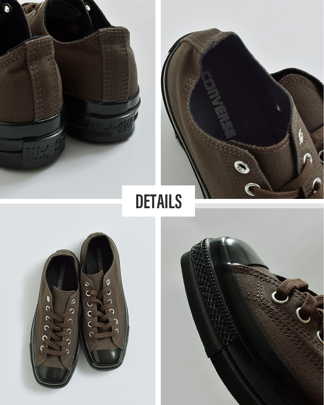 CONVERSEオールスター スクエアトウ OX スニーカー as-sq-toe-ox
