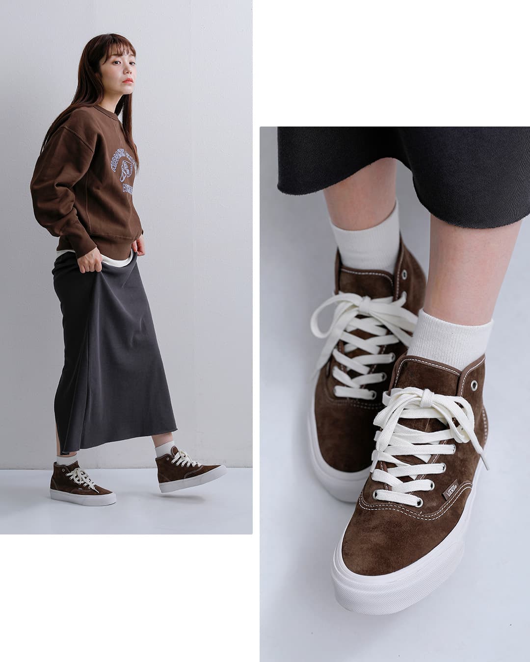 Vansオーセンティック スエード ハイカット スニーカー Authentic HI 2.0 authentic-hi-same1