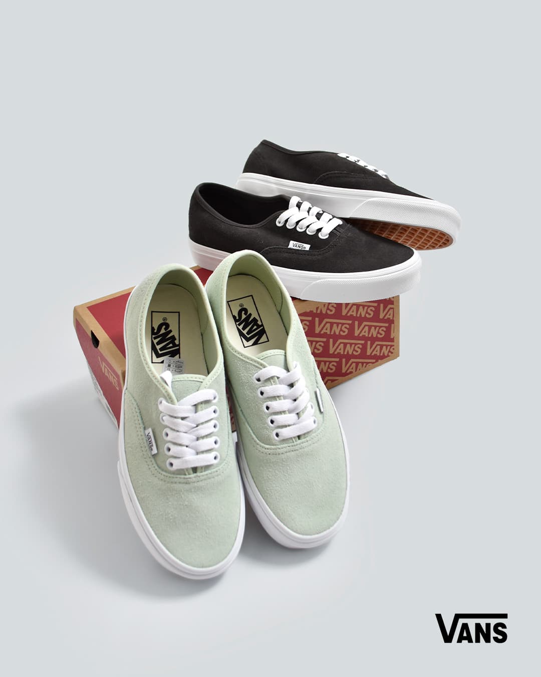 Vansオーセンティック スエード ローカット スニーカー Authentic authentic-same14