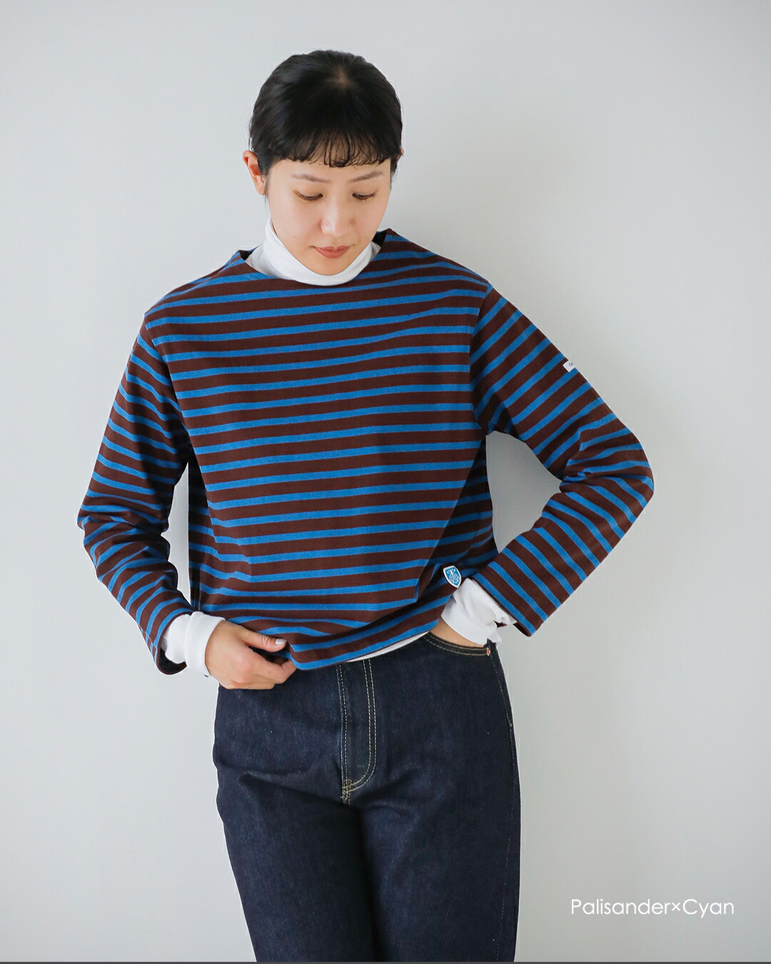 ORCIVAL(オーチバル・オーシバル)コットンロード クルーネック 長袖 Tシャツ b259-26aw