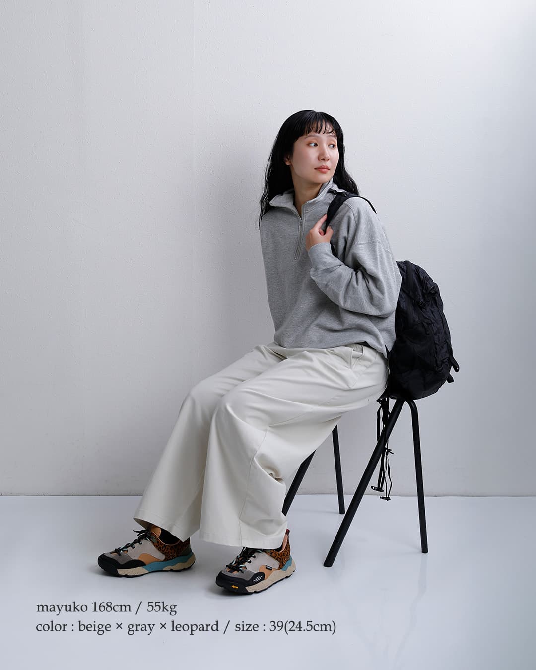 Flower MOUNTAINバックカントリー ピッグレザー コーデュラナイロン トレッキング スニーカー BACK COUNTRY backcountry-same1