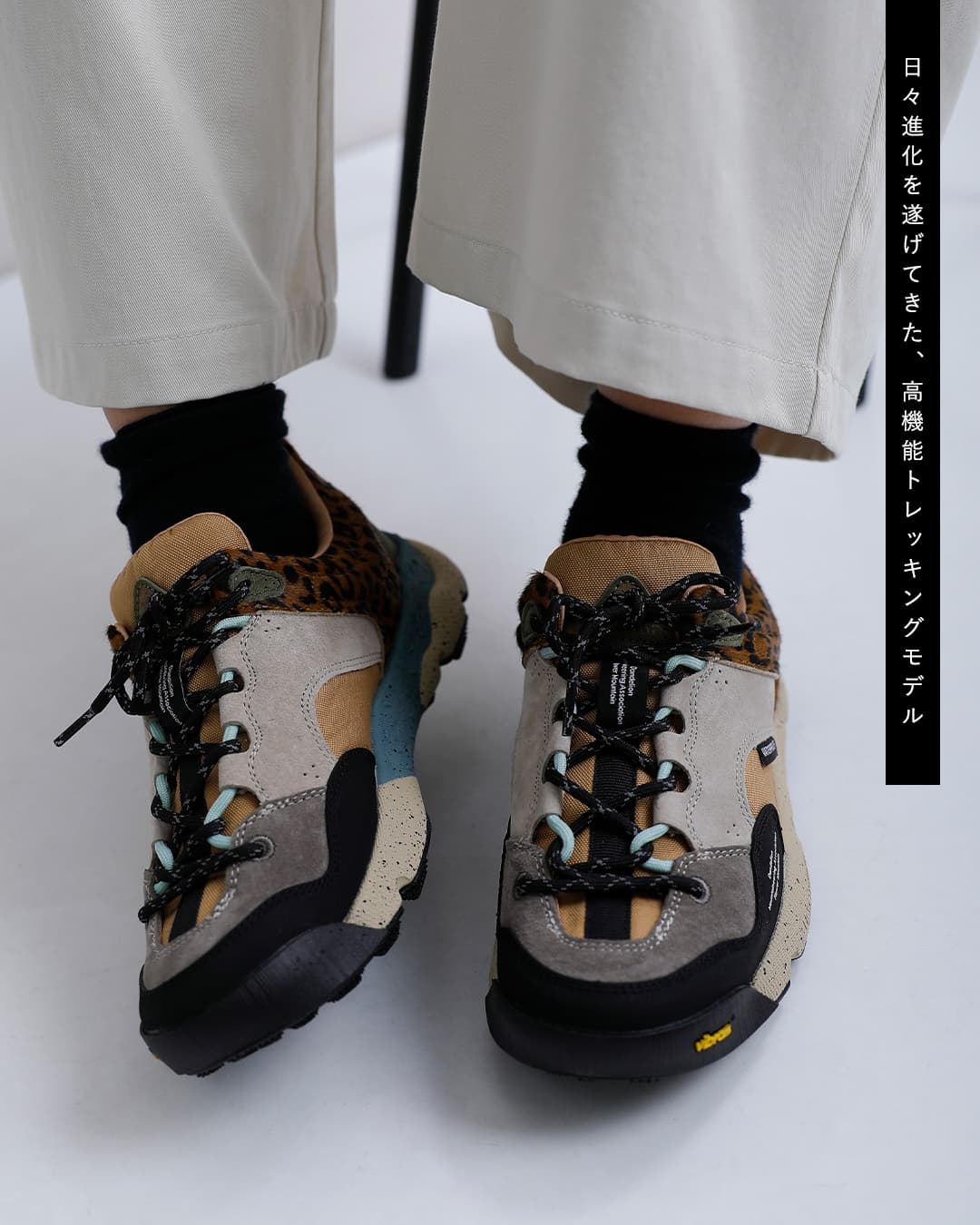 Flower MOUNTAINバックカントリー ピッグレザー コーデュラナイロン トレッキング スニーカー BACK COUNTRY backcountry-same1