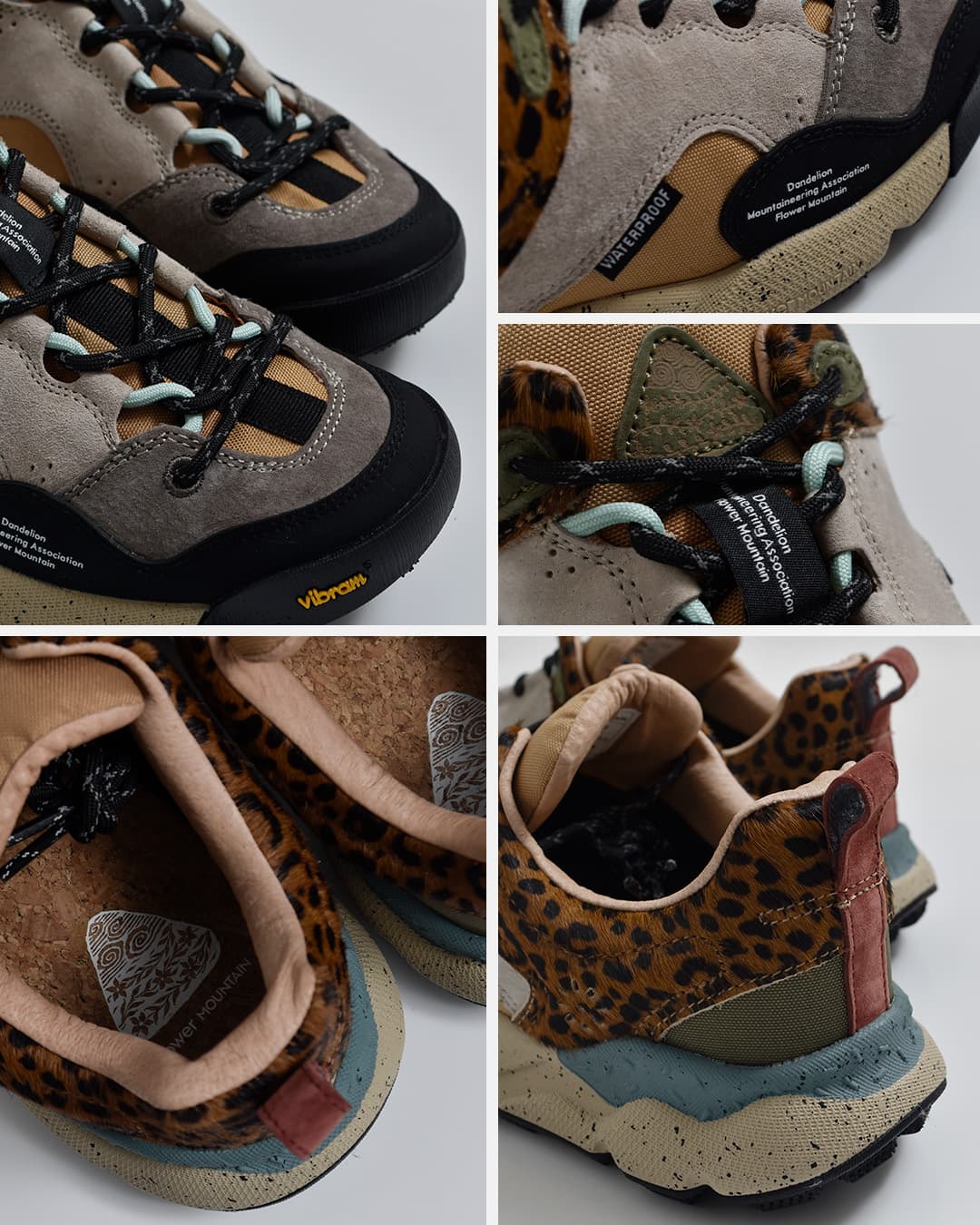 Flower MOUNTAINバックカントリー ピッグレザー コーデュラナイロン トレッキング スニーカー BACK COUNTRY backcountry-same1