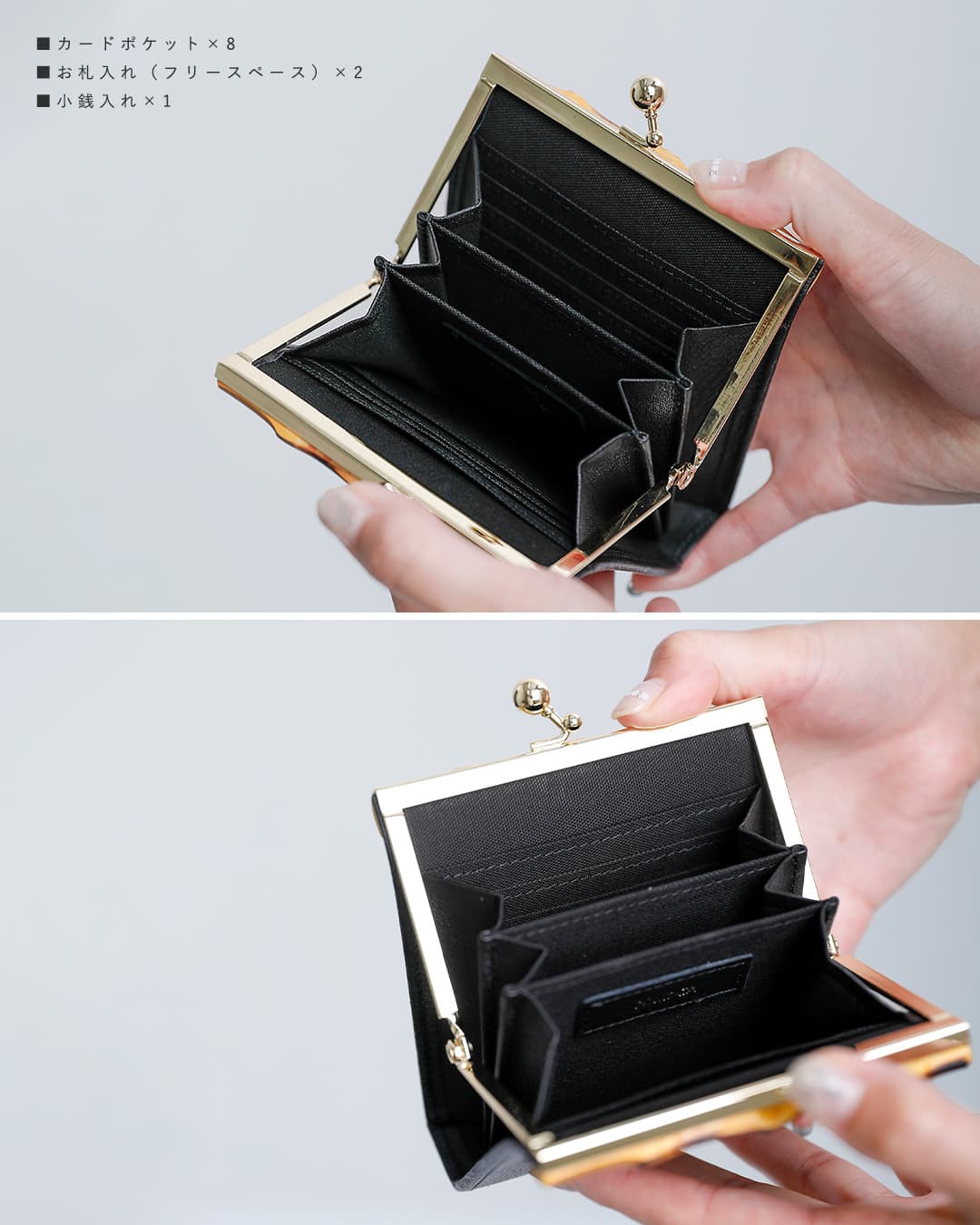 POMTATAグローブレザー ショート ウォレット “BAM SERIES” bam-short-wallet