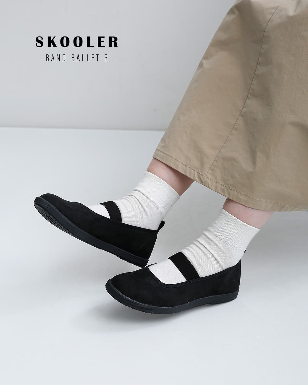 MoonstarSKOOLER バンドバレー スリッポン シューズ BAND BALLET R bandballet-r