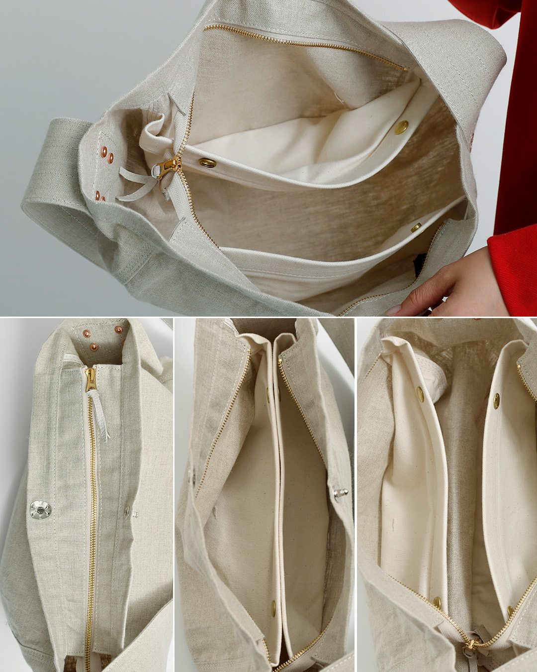 MARINE DAYリネンキャンバス ショルダーバッグ “BLUEBLUE” blueblue-linen
