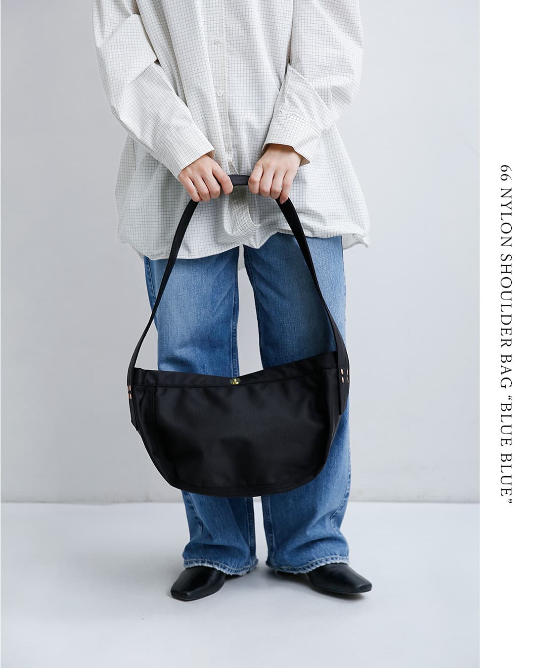 MARINE DAY66ナイロン ショルダーバッグ BLUE BLUE blueblue