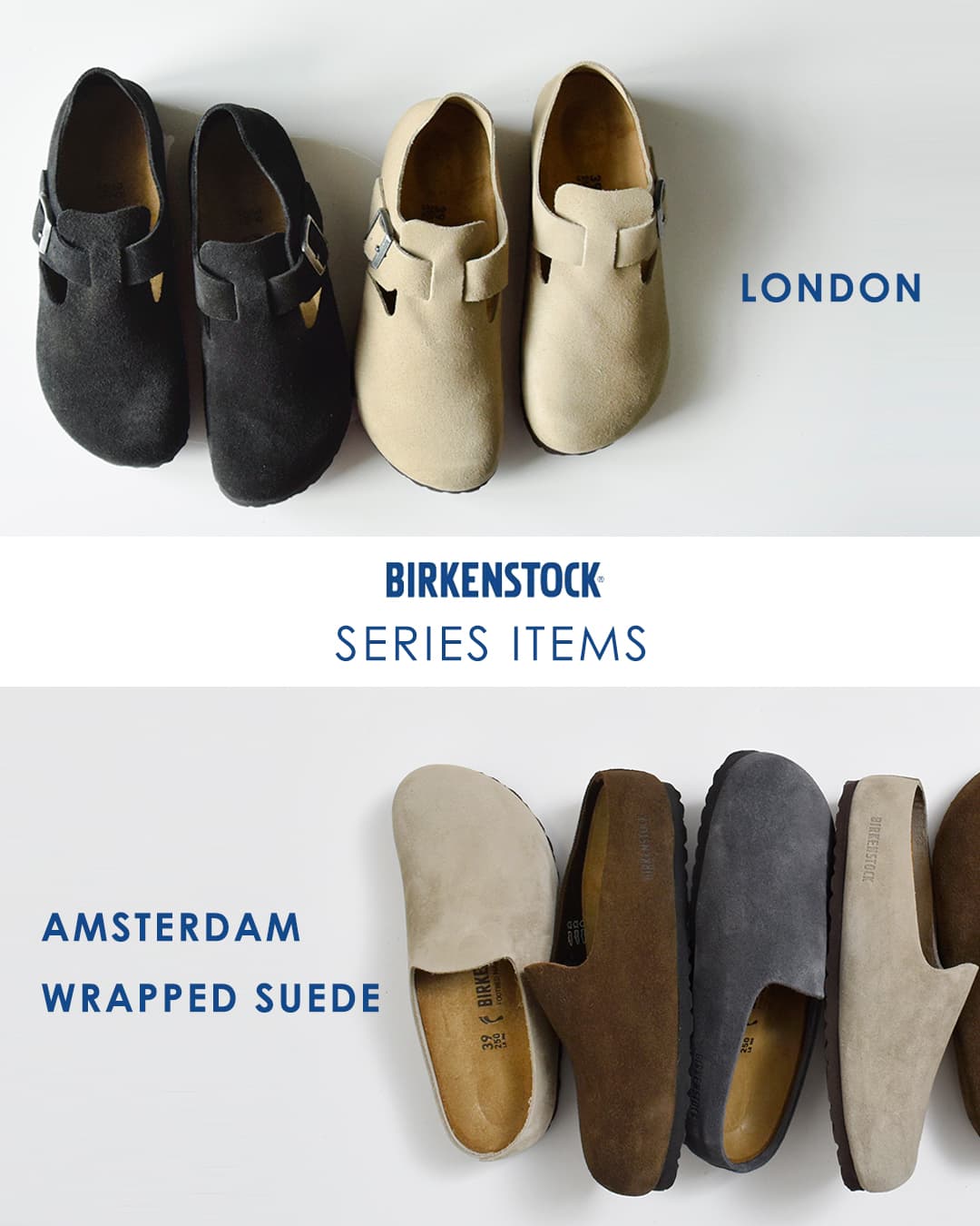 BIRKENSTOCK(ビルケンシュトック)ボストン リベット スエードレザー ナロー フラット サンダル BOSTON RIVET boston-rivet
