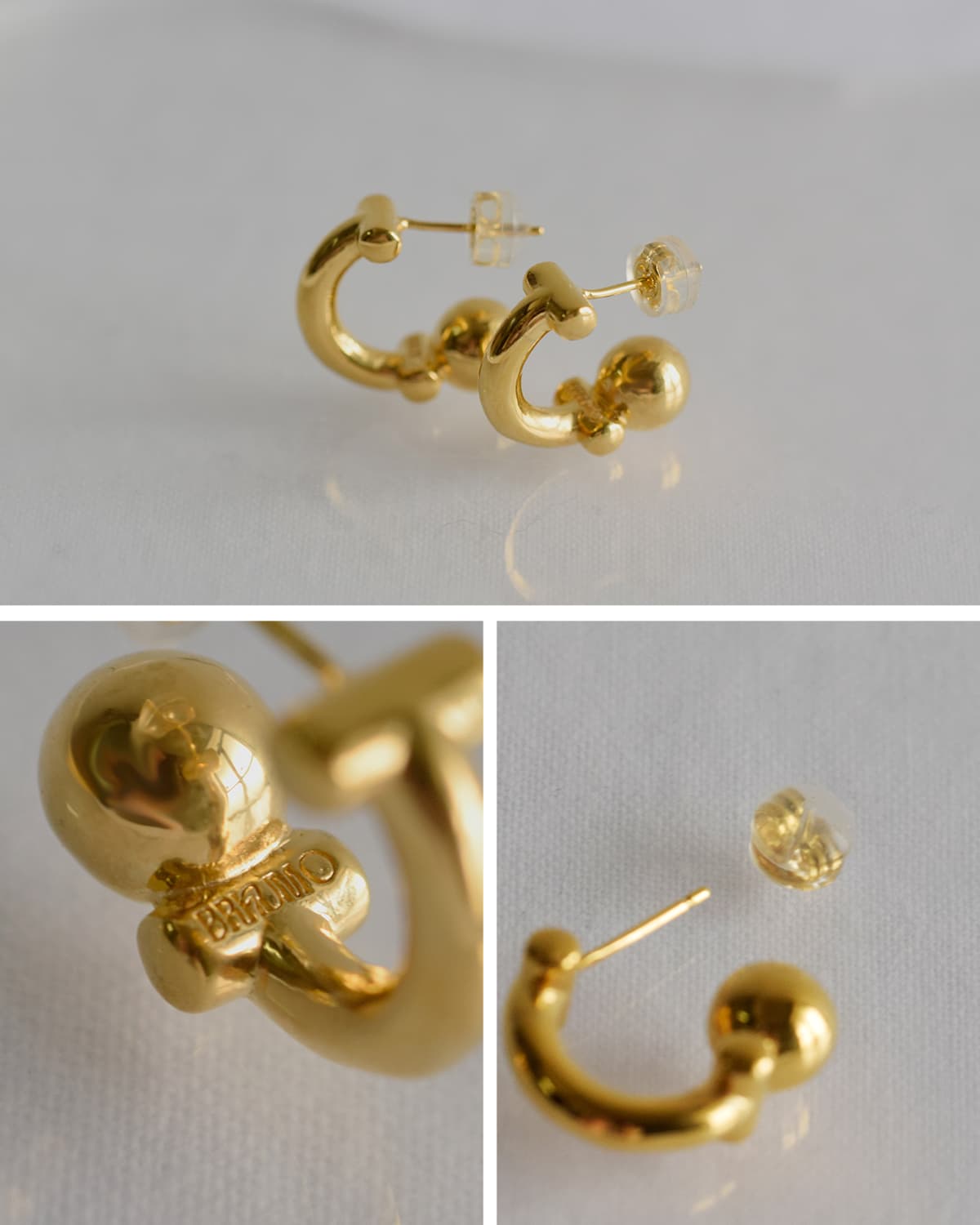 NEW] BRKUMO ブラクモ ゴールド ピアス OI pierce br25gaw04