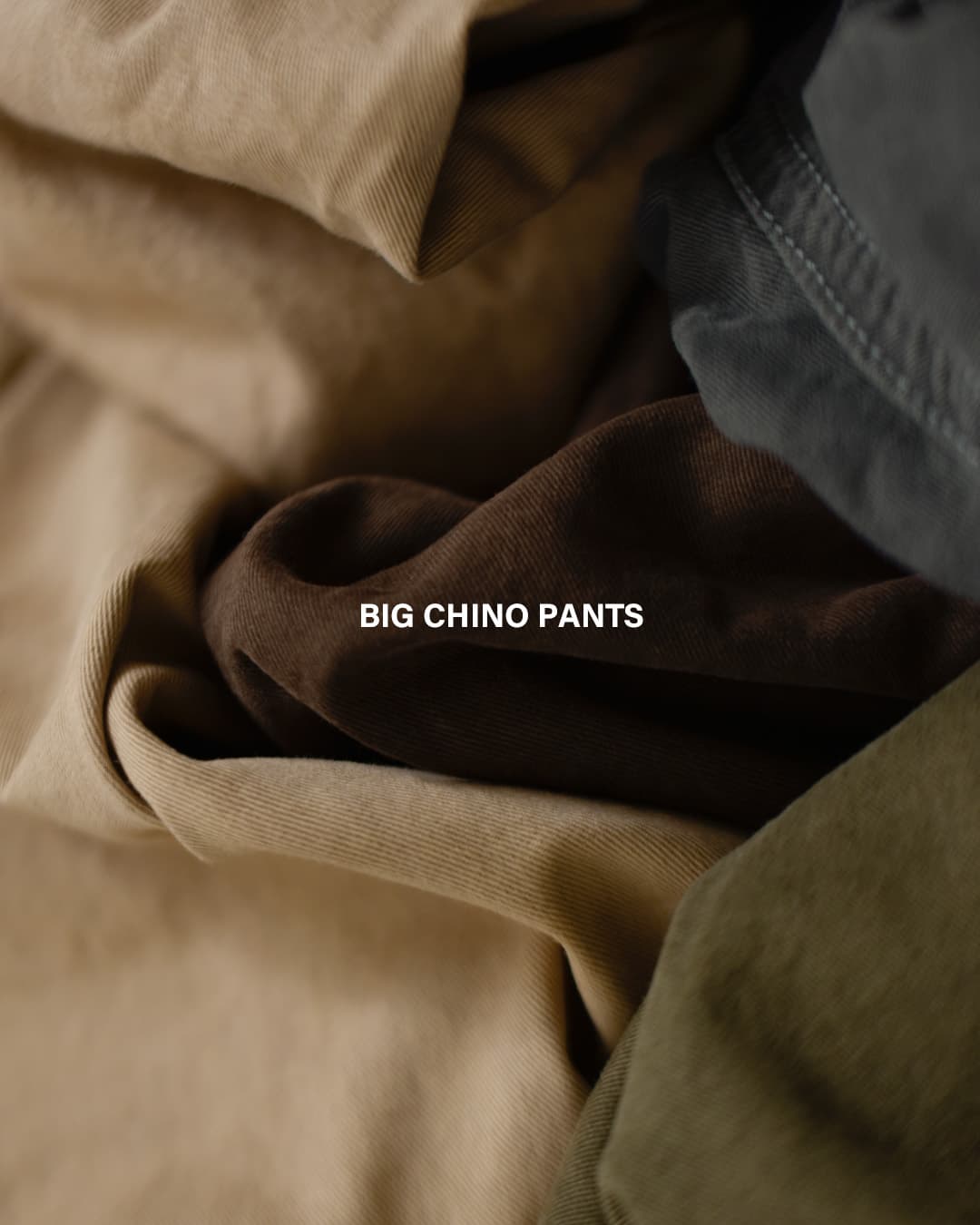 CLOTH ACROSS(クロスアクロス)コットン ビッグ チノパンツ BIG CHINO PANTS ca26f24