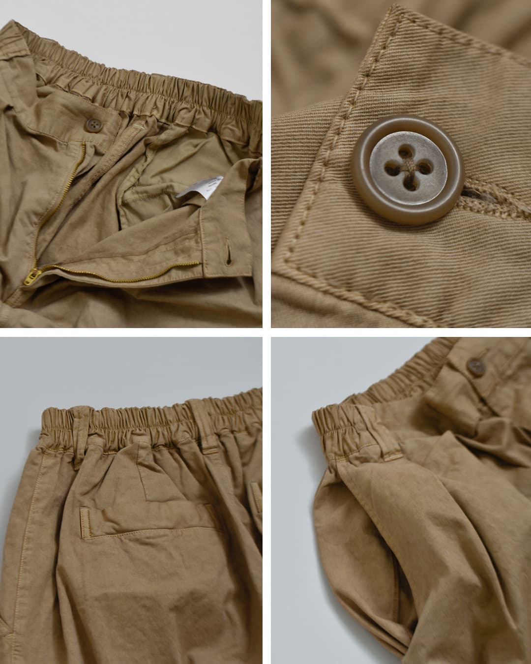 CLOTH ACROSS(クロスアクロス)コットン ビッグ チノパンツ BIG CHINO PANTS ca26f24