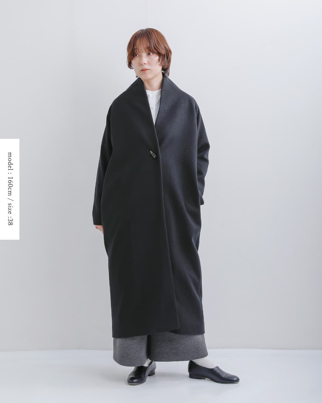 SI-HIRAI(�X�[�q���C)�X�y�V���������g�� �m�[�J���[ �����O�R�[�g NO COLLER COAT chaw26-4218