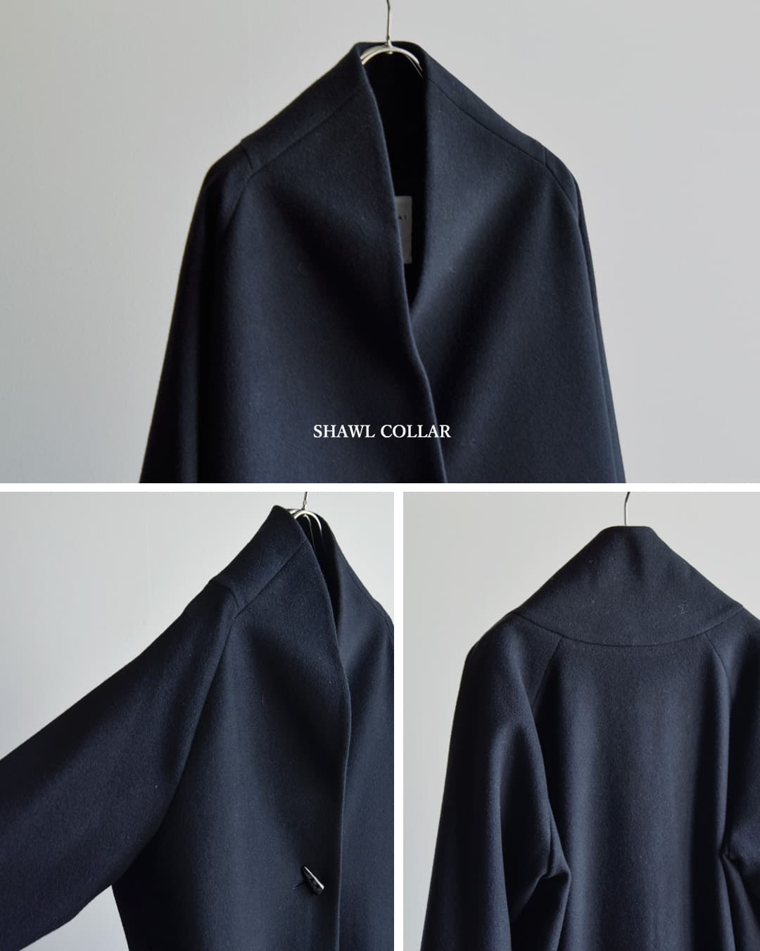 SI-HIRAI(�X�[�q���C)�X�y�V���������g�� �m�[�J���[ �����O�R�[�g NO COLLER COAT chaw26-4218