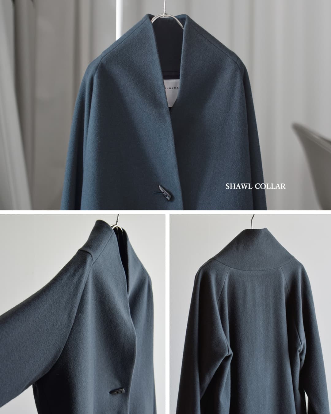 SI-HIRAI(�X�[�q���C)�X�y�V���������g�� �m�[�J���[�R�[�g SHORT NO COLLER COAT chaw26-4218sh