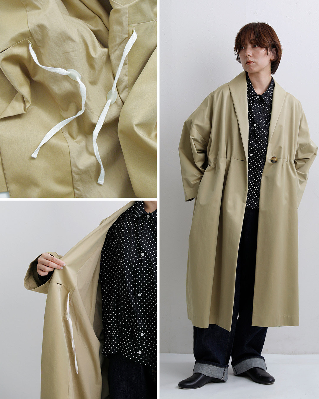 SI-HIRAI�R�b�g�� �E�G�X�g�M���U�[ ���[�u�R�[�g chaw26-6005