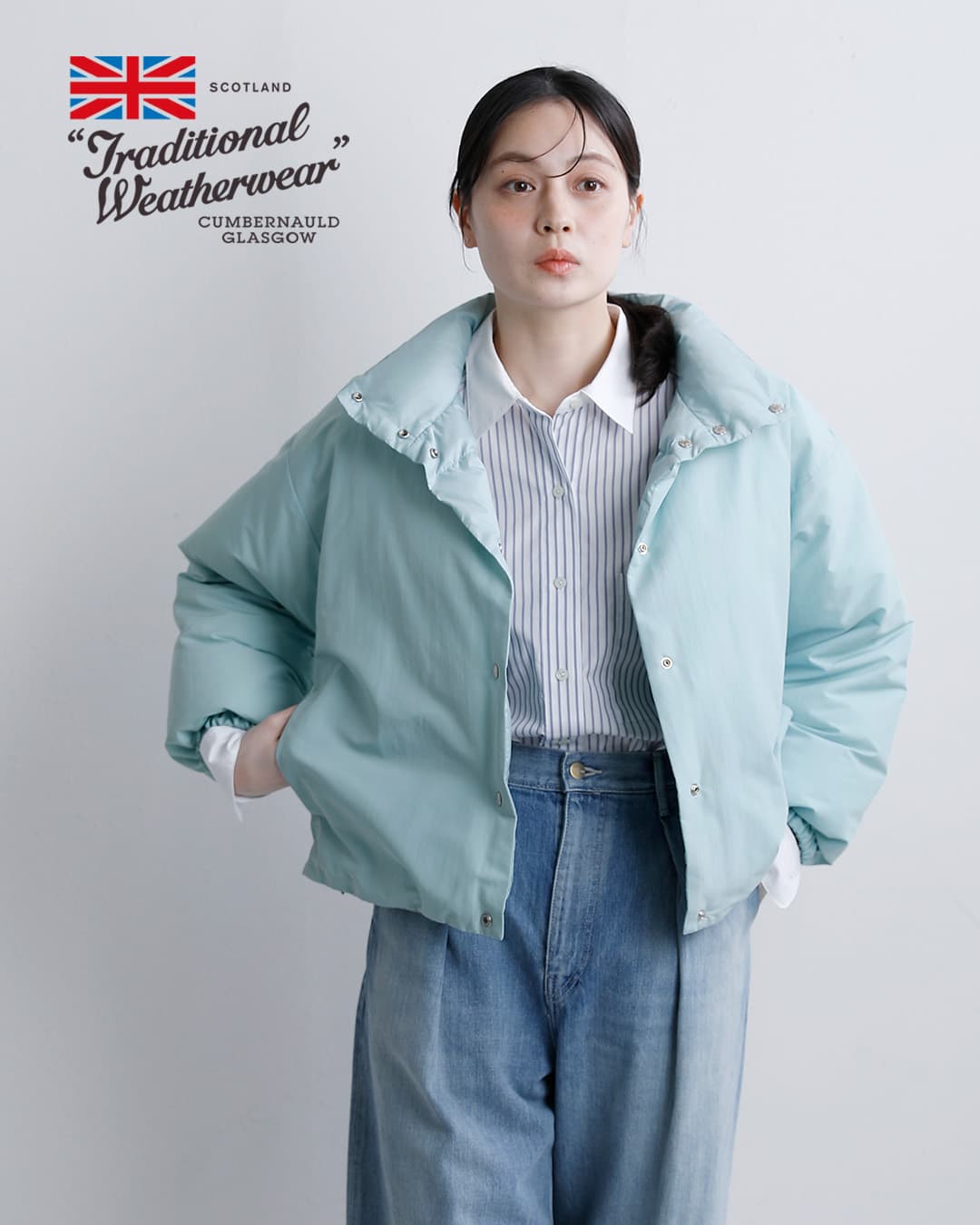 Traditional Weatherwear(トラディショナルウェザーウェア)ヘイズリー 撥水 リバーシブル ダウン ジャケット HASELEY l262cidco0498ox