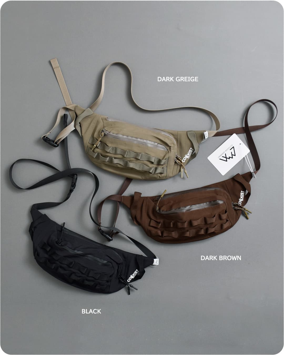 CMF OUTDOOR GARMENT(シーエムエフアウトドアガーメント)ミニマル ウエストポーチ FANNY PAC COEXIST cmf2602-ac18