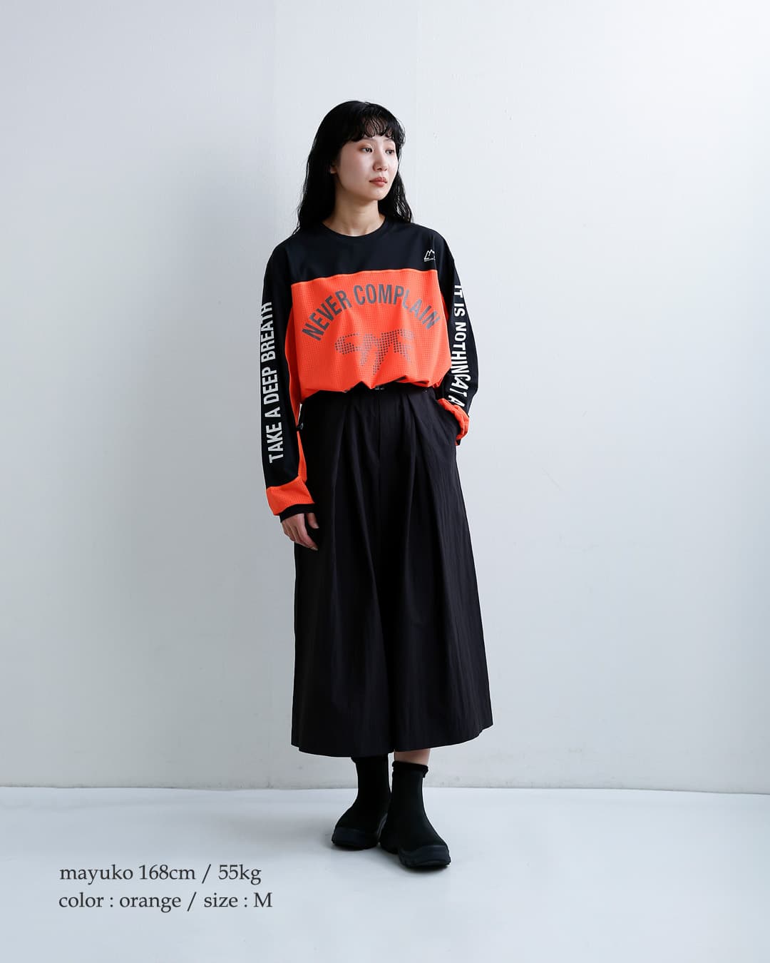 CMF OUTDOOR GARMENTグラフィック ロゴ 長袖Tシャツ BMX TEE cmf2602-c11