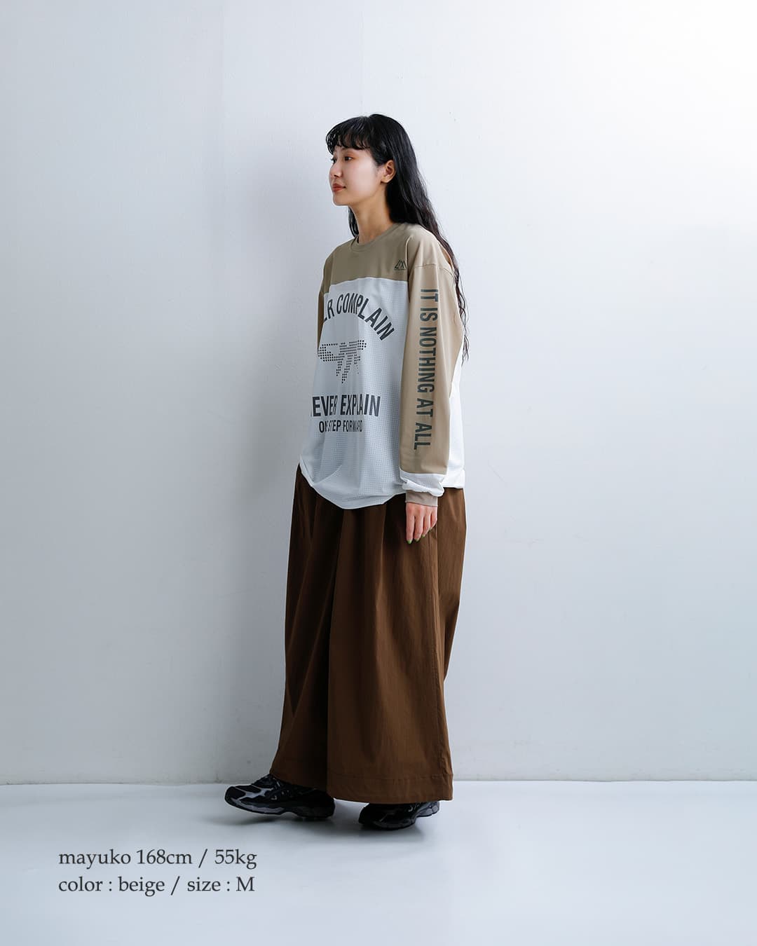 CMF OUTDOOR GARMENTグラフィック ロゴ 長袖Tシャツ BMX TEE cmf2602-c11