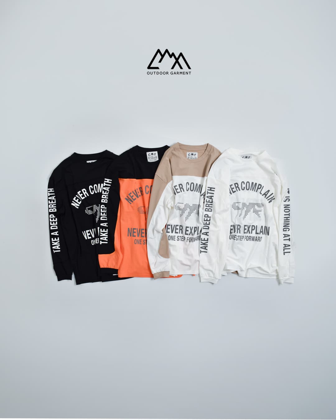 CMF OUTDOOR GARMENTグラフィック ロゴ 長袖Tシャツ BMX TEE cmf2602-c11