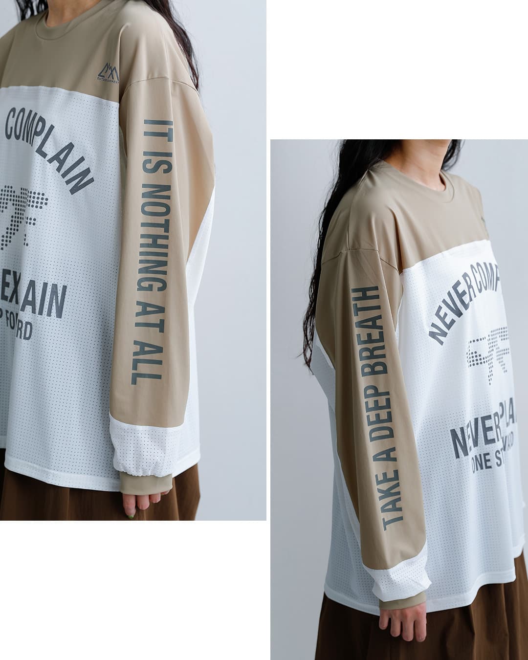 CMF OUTDOOR GARMENTグラフィック ロゴ 長袖Tシャツ BMX TEE cmf2602-c11