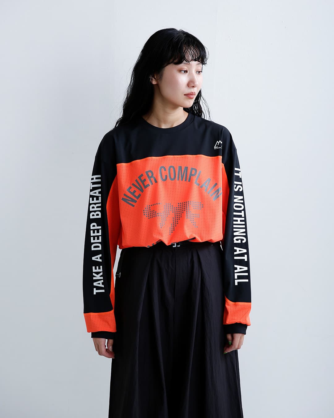 CMF OUTDOOR GARMENTグラフィック ロゴ 長袖Tシャツ BMX TEE cmf2602-c11