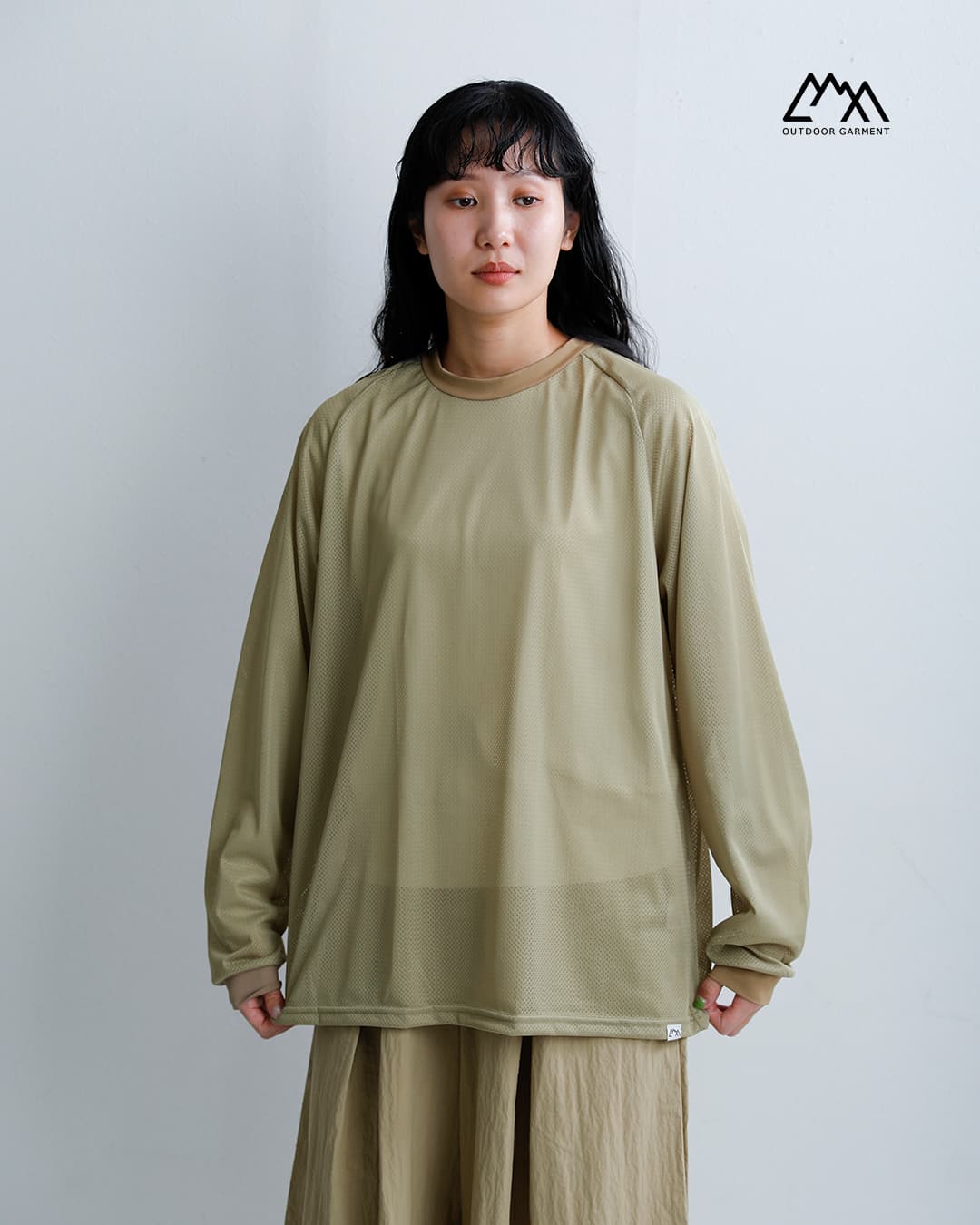 CMF OUTDOOR GARMENT吸水速乾 メッシュ 長袖Tシャツ QUICK DRY MESH TEE LS cmf2602-c13