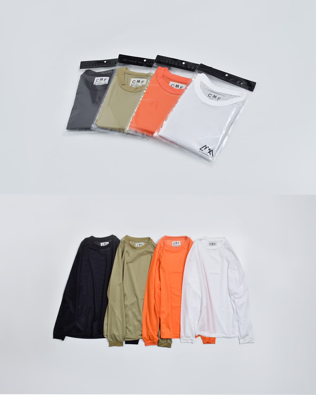 CMF OUTDOOR GARMENT吸水速乾 メッシュ 長袖Tシャツ QUICK DRY MESH TEE LS cmf2602-c13