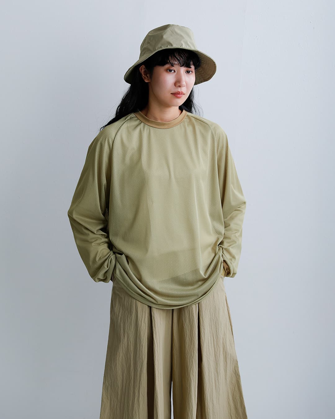CMF OUTDOOR GARMENT吸水速乾 メッシュ 長袖Tシャツ QUICK DRY MESH TEE LS cmf2602-c13