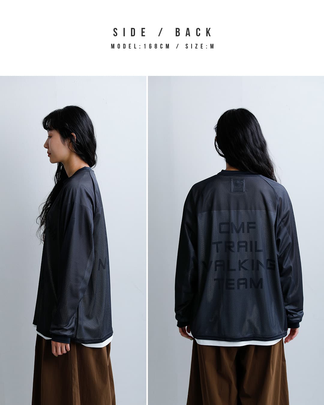 CMF OUTDOOR GARMENT吸水速乾 メッシュ 長袖Tシャツ QUICK DRY MESH TEE LS cmf2602-c13